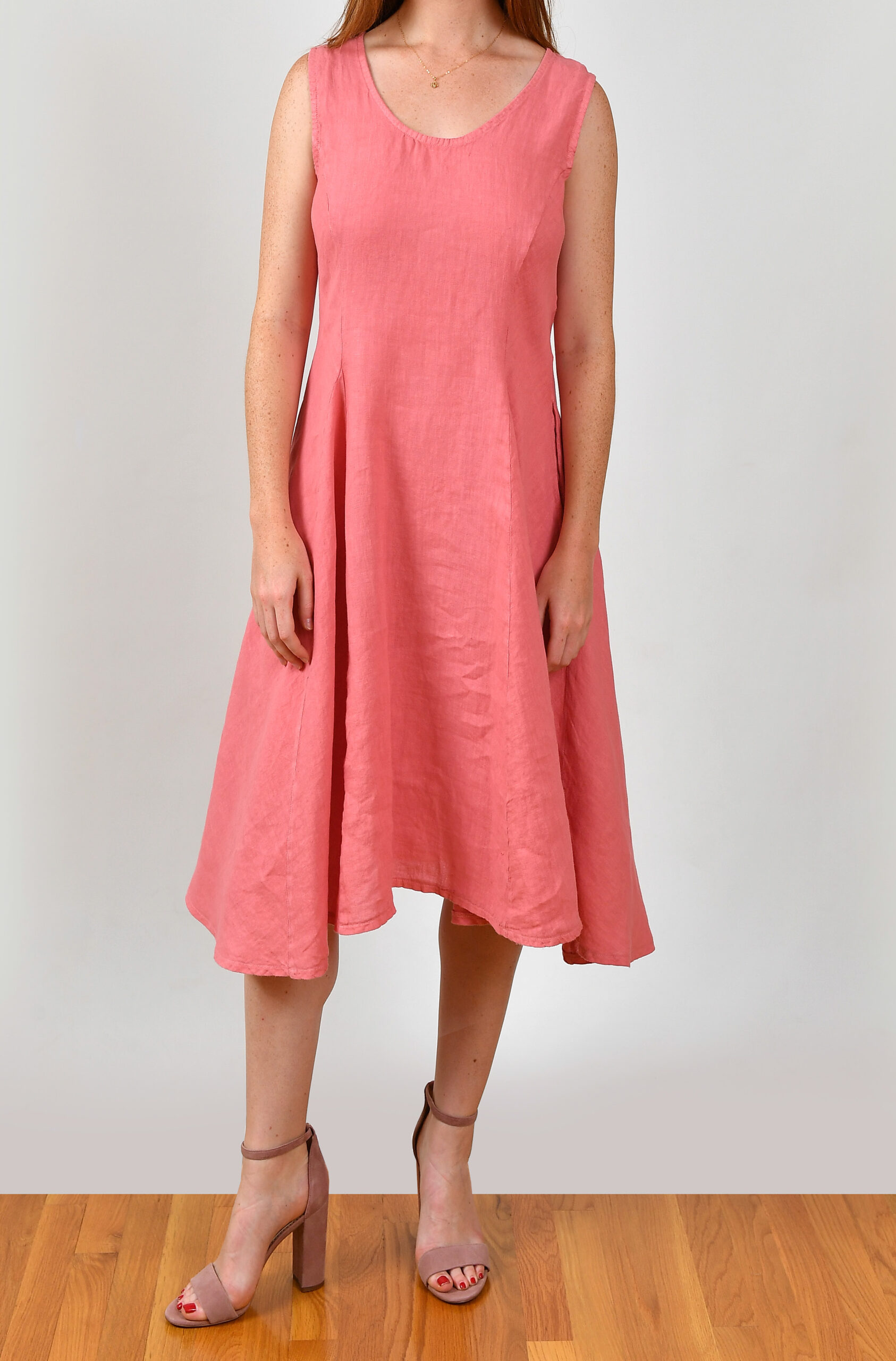 Linen Rosabella Dress. Linen Top . Floral Italian Linen Dress . Classic  Linen Clothing . -  Israel